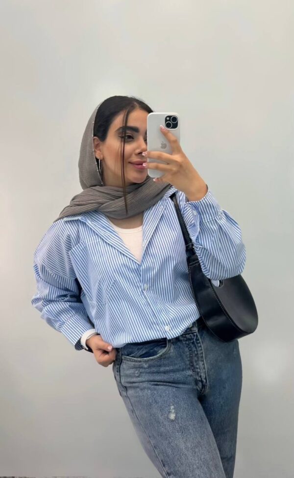 شومیز مدل مینیمال کد ۱۱۷۸ - Image 5