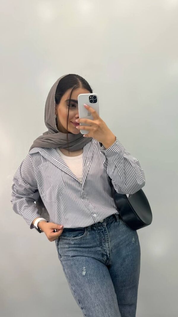شومیز مدل مینیمال کد ۱۱۷۸ - Image 2