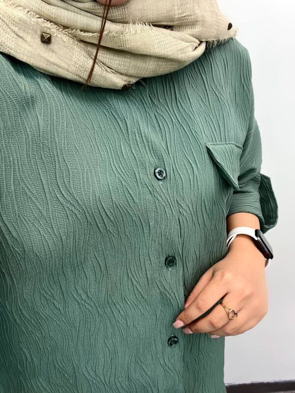 شومیز مدل استین پاگون دار کد ۱۱۸۴ - Image 8