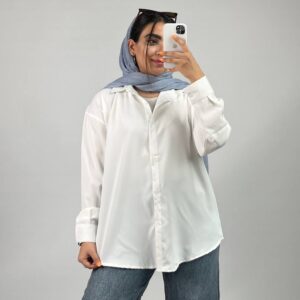 شومیز بیسیک سفید کد ۱۱۹۴