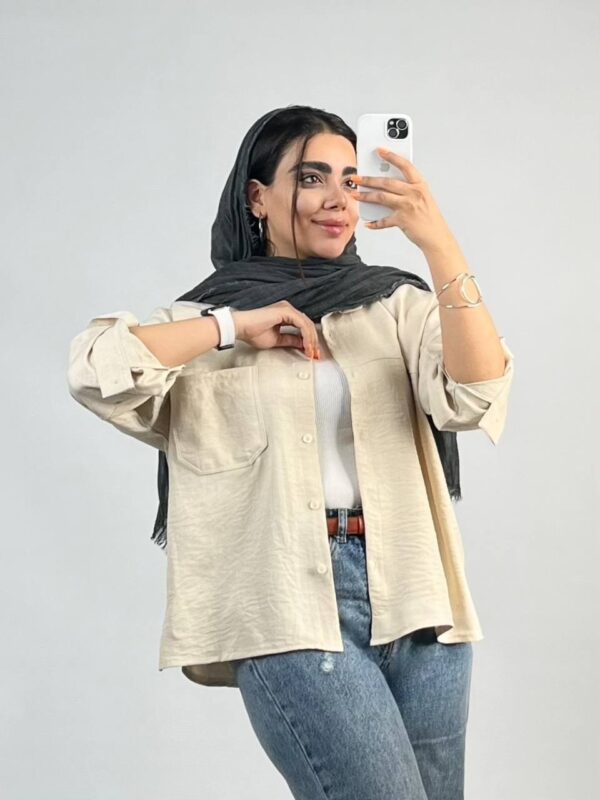 شومیز بیسیک باکسی مدل لونا کد ۱۱۹۹ - Image 3