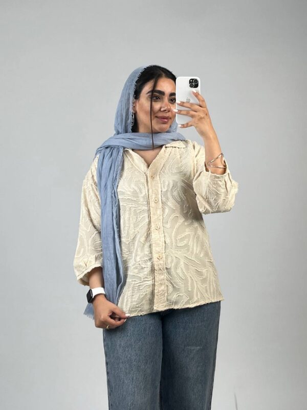 شومیز طرح برجسته مدل رویا کد ۱۲۰۹ - Image 2