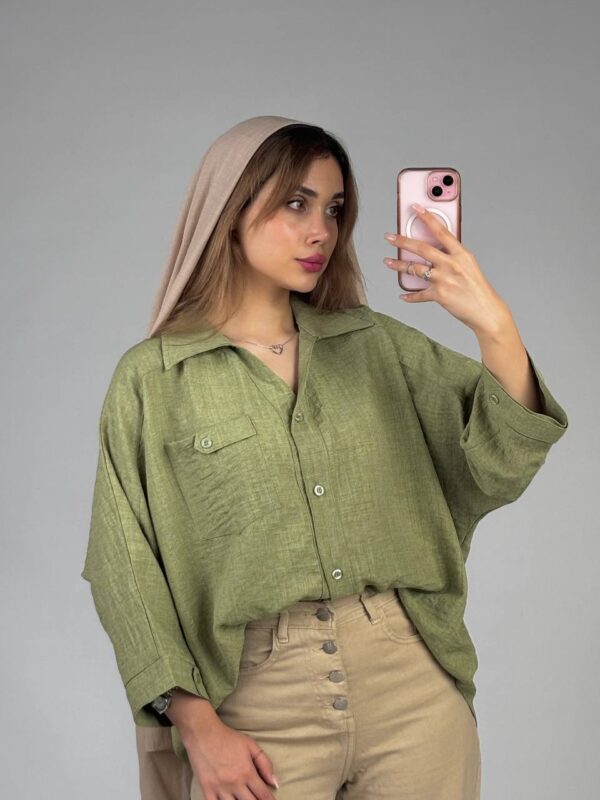 شومیز فلشی کد ۱۲۱۴ - Image 6