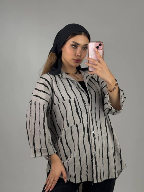 شومیز نیلو کد ۱۲۲۰ - Image 3