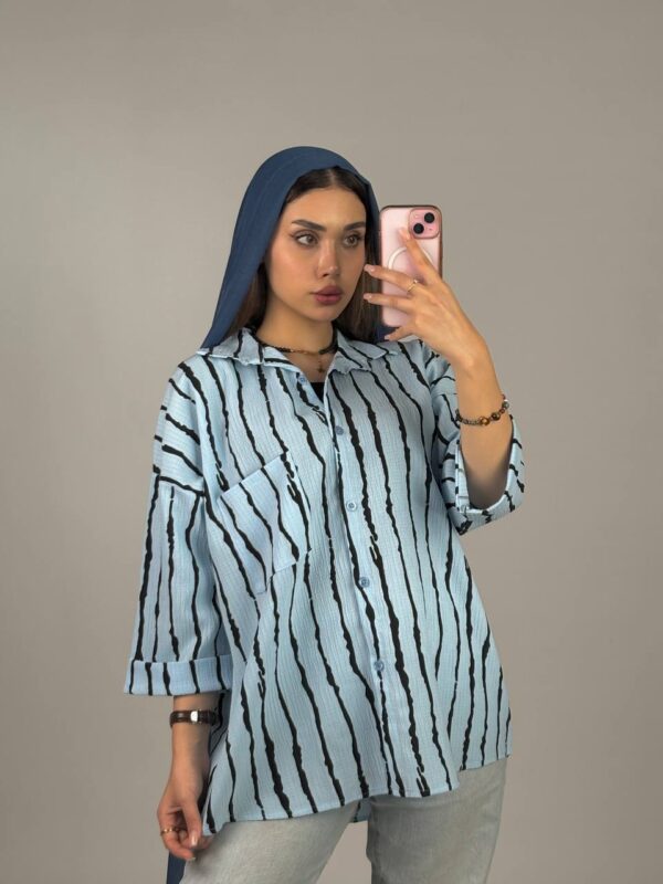 شومیز نیلو کد ۱۲۲۰ - Image 9