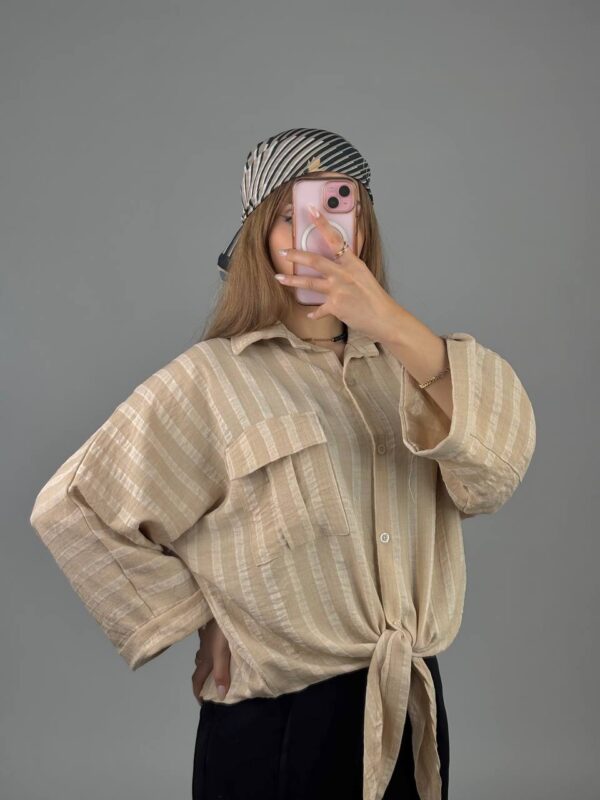 شومیز گره ای کد ۱۲۲۳ - Image 4