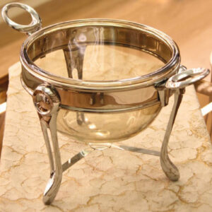 سوفله خوری گرد سالاد استیل طرح حلقه کد 4006S